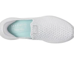 SKECHERS Martha Stewart Ultra Flex 3.0 - Dazzling Hands Free Slip-Ins White Silver Online