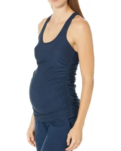 Beyond Yoga Maternity Travel Racerback Tank Top Nocturnal Navy Outlet