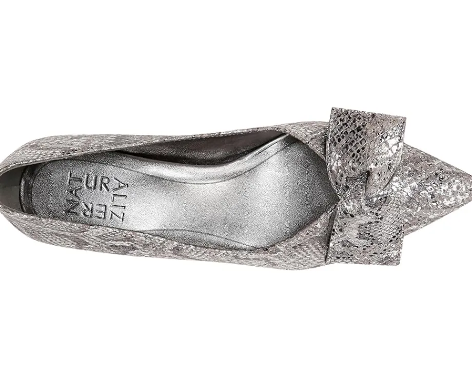 Naturalizer Mavis Silver Leather New