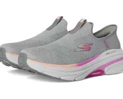 SKECHERS Max Cushioning Arch Fit 2.0 Cambridge Hands Free Slip-Ins Gray/Pink Hot