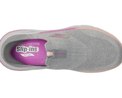 SKECHERS Max Cushioning Arch Fit 2.0 Cambridge Hands Free Slip-Ins Gray/Pink Hot