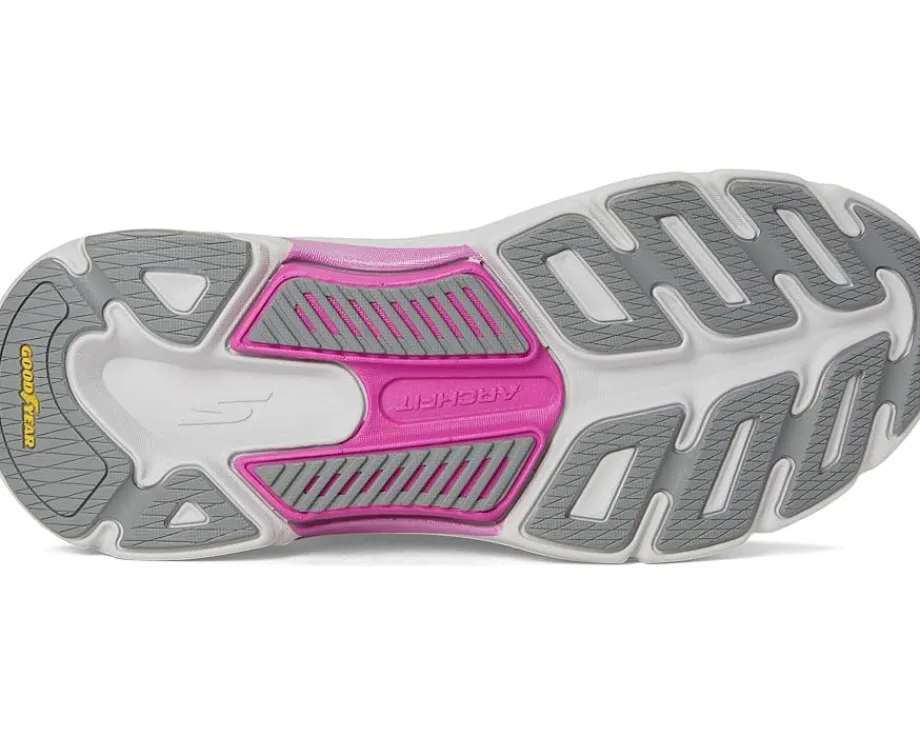 SKECHERS Max Cushioning Arch Fit 2.0 Cambridge Hands Free Slip-Ins Gray/Pink Hot