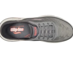 SKECHERS Max Cushioning Arch Fit 2.0 Adelphi Hands Free Slip-Ins Gray/Coral