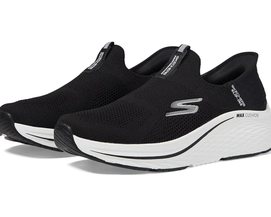SKECHERS Max Cushioning Elite 2.0 Eternal Hands Free Slip-Ins Black/White Outlet