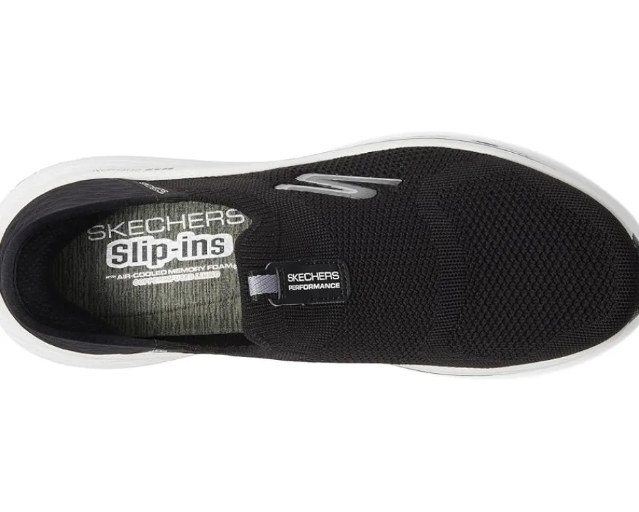SKECHERS Max Cushioning Elite 2.0 Eternal Hands Free Slip-Ins Black/White Outlet