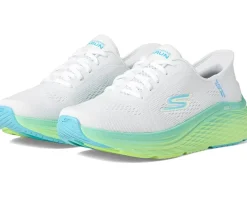 SKECHERS Max Cushioning Elite 2.0 Solace Hands Free Slip-Ins White/Blue Clearance