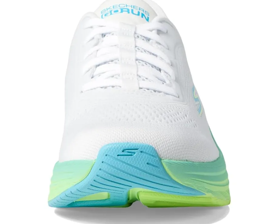 SKECHERS Max Cushioning Elite 2.0 Solace Hands Free Slip-Ins White/Blue Clearance