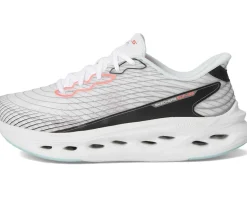 SKECHERS Max Cushioning Glide Step Sapphire Hands Free Slip-Ins White/Multi Sale