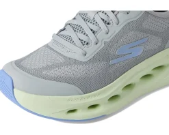 SKECHERS Max Cushioning Glide Step Hartford Hands Free Slip-Ins Gray/Lime New