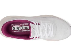 Women SKECHERS Max Cushioning Glide Step Sapphire Hands Free Slip-Ins