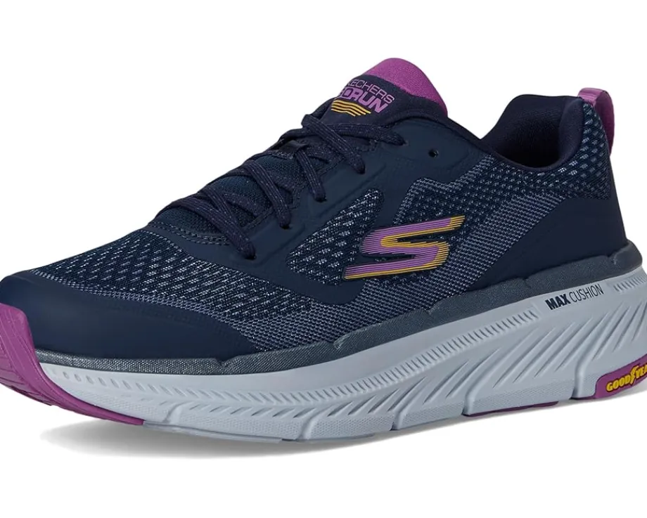 SKECHERS Max Cushioning Premier 2.0 Navy/Purple Outlet