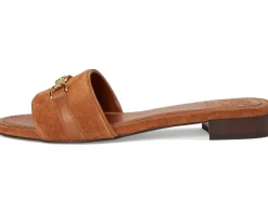 Women Vince Camuto Maxine Banded Buckle Slide Sandals