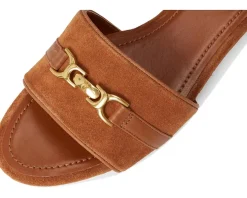 Women Vince Camuto Maxine Banded Buckle Slide Sandals