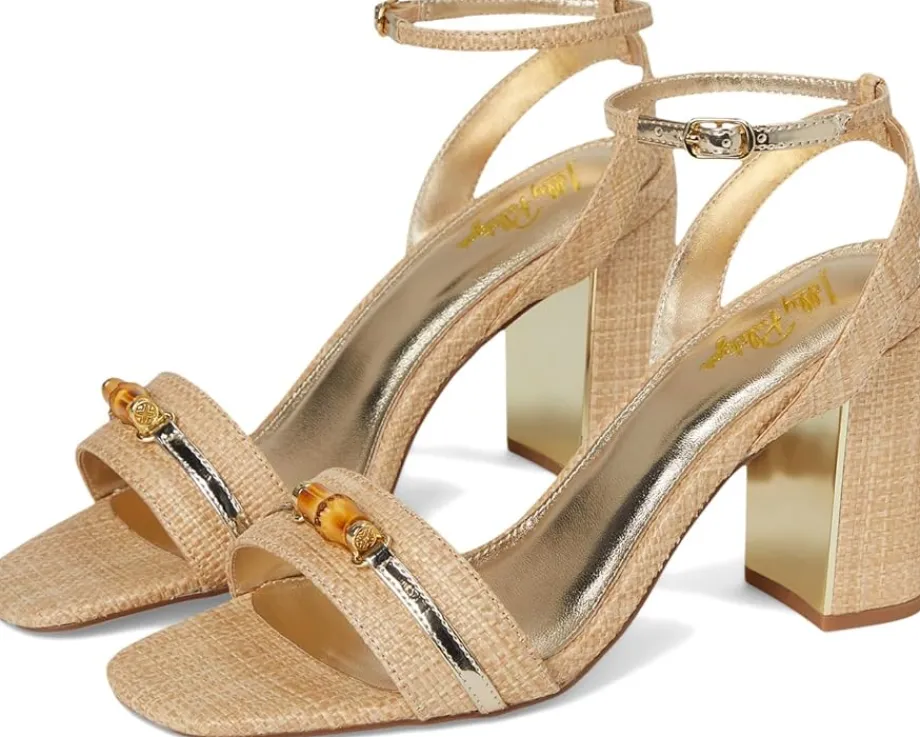Lilly Pulitzer May Sandals Natural Clearance