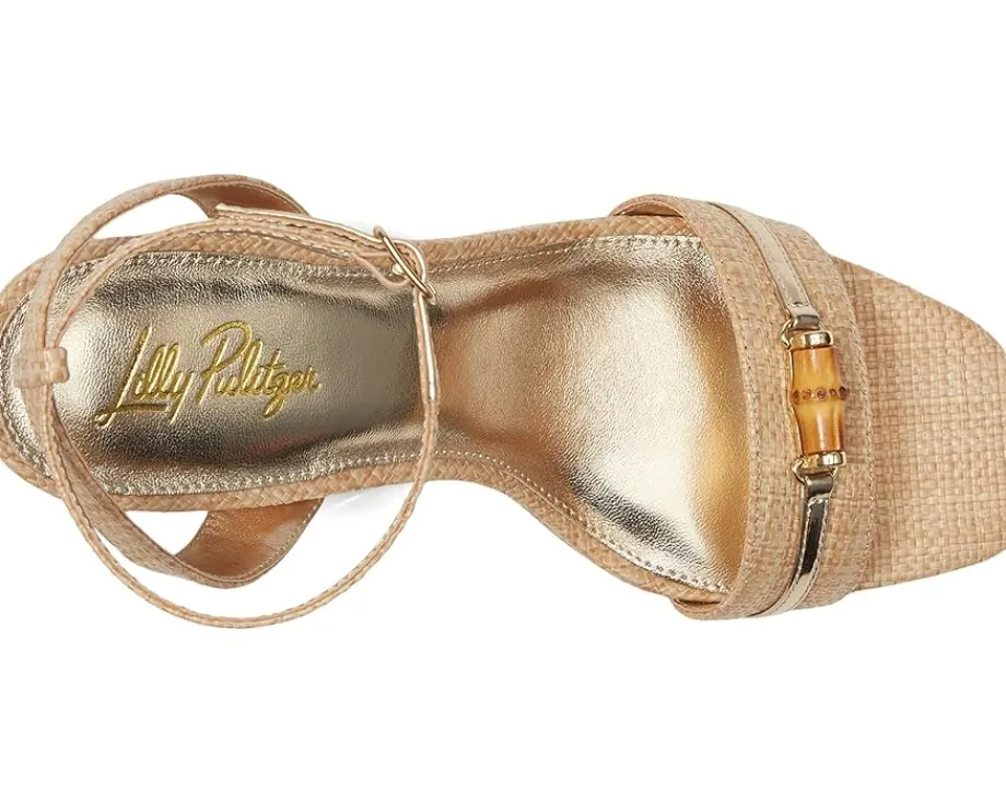 Lilly Pulitzer May Sandals Natural Clearance