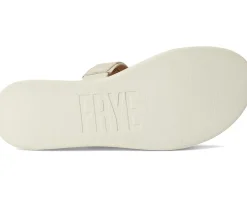 Frye Maya Buckle Sandals Ivory Discount