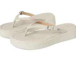 Frye Maya Buckle Thong Sandals Ivory Online