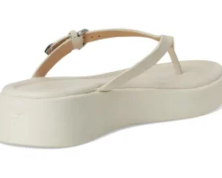 Frye Maya Buckle Thong Sandals Ivory Online