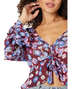 Free People Maybel Blouse Shiraz Combo Best