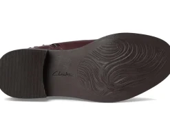 Clarks Maye Bella Bordeaux Leather Sale