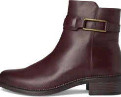 Clarks Maye Bella Bordeaux Leather Sale