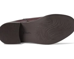 Clarks Maye Grace Bordeaux Leather Hot