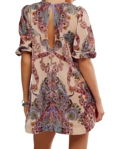Women Free People Maye Printed Velvet Tunic