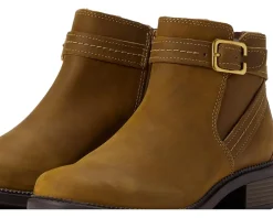 Clarks Maye Strap Dark Tan Leather Hot