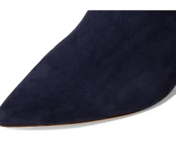 Lauren Ralph Lauren McKay Suede Bootie Heel Lauren Navy Outlet