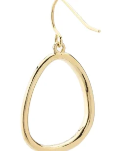 Lauren Ralph Lauren Medium Open Pave Link Earrings Gold/Clear Crystal