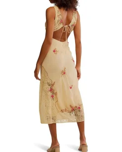 Women Free People Meet Again Midi Dress