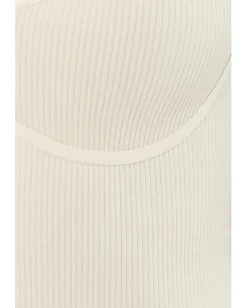 Free People Meg Seamless Crop Ivory