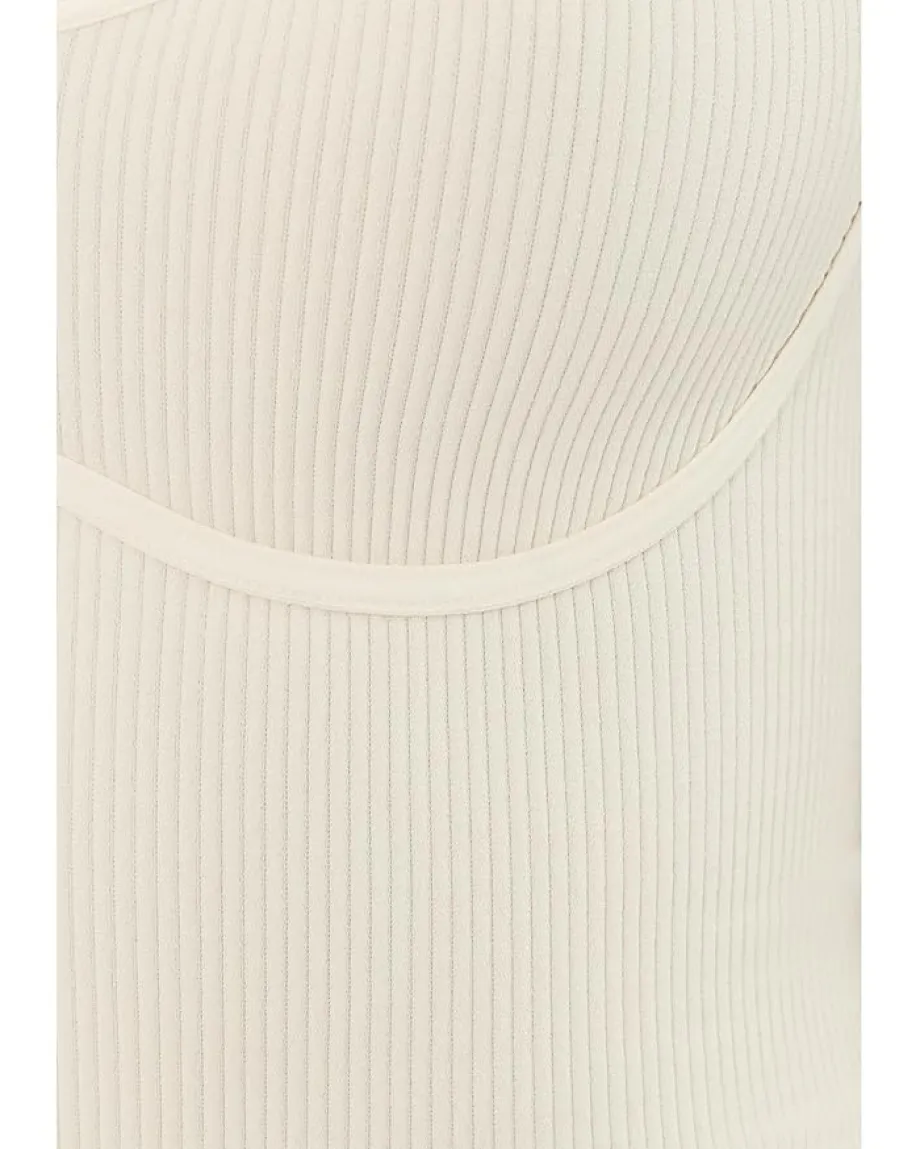 Free People Meg Seamless Crop Ivory