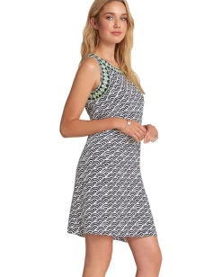 Hatley Meghan Dress - Sun Rays Blue Hot