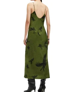AllSaints Melody Dress Spell Green New