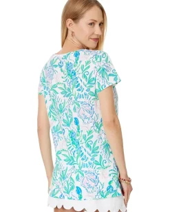 Lilly Pulitzer Meredith Tee Resort White Just A Pinch Outlet