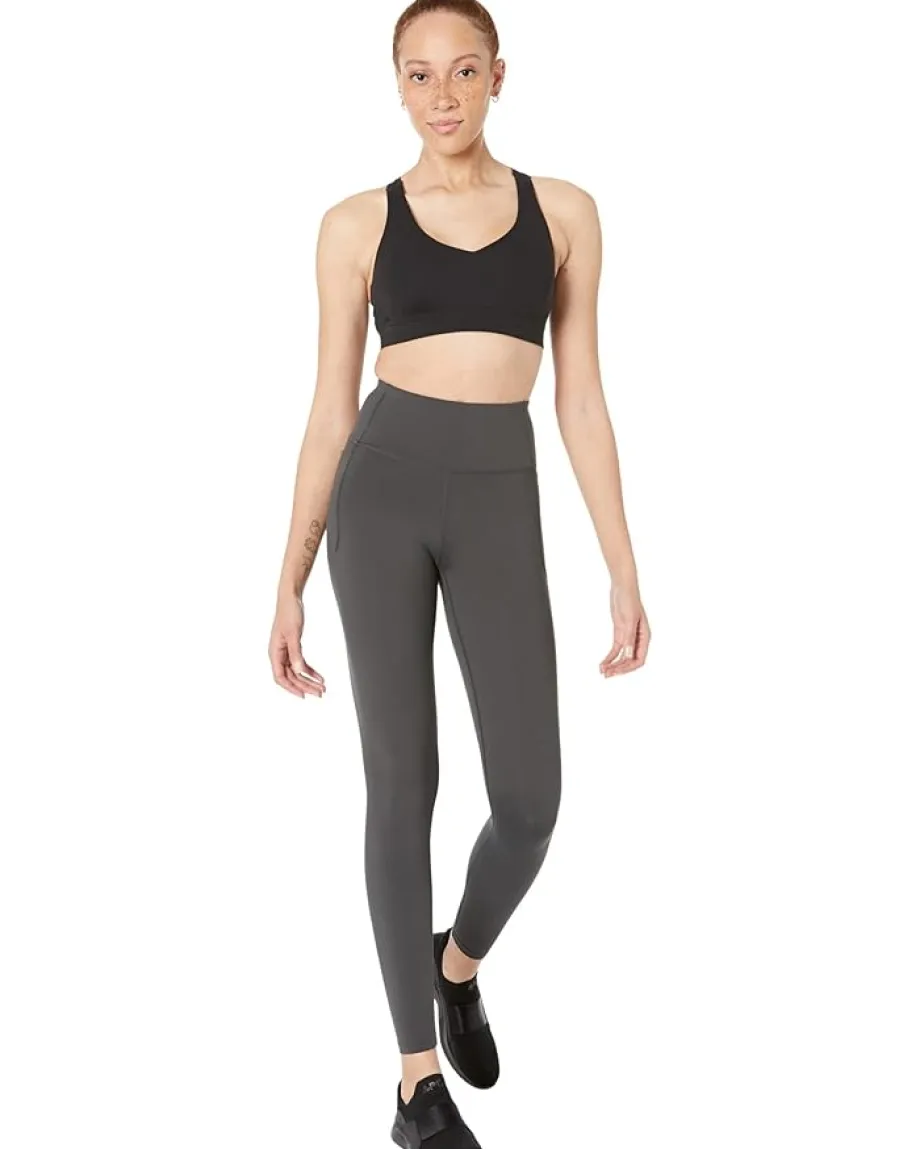 Under Armour Meridian Leggings Jet Gray/Metallic Silver New