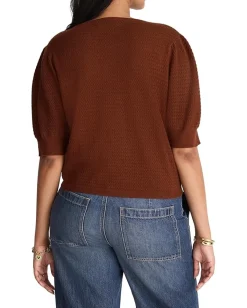 Madewell Merino Silk Diana Fem Tee Cinnamon Online
