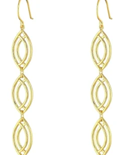 gorjana Mesa Wave Drop Earrings Gold Discount
