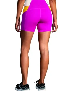 Brooks Method 5" Short Tights Mauve/Sand/Sundial Clearance