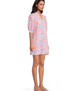 Women Lilly Pulitzer Mialeigh Elbow Sleeve Linen