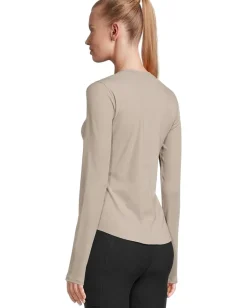 Women New Balance Micro-Rib Long Sleeve