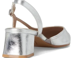 Naturalizer Mila Dress Shoes Silver Leather Best