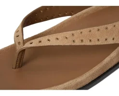 Madewell Millie Thong Lace Up Sandals - Suede Grom Tawny Khaki Hot