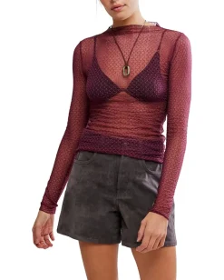 Women Free People Minding My Business Top