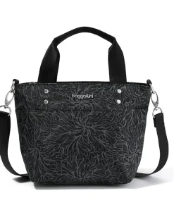 Baggallini Mini Carryall Tote Midnight Blossom Print Discount
