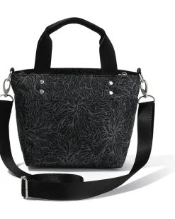Baggallini Mini Carryall Tote Midnight Blossom Print Discount