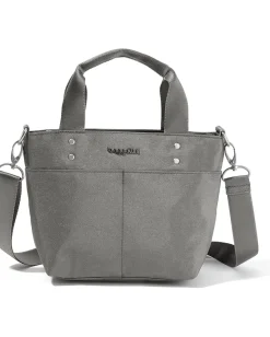 Baggallini Mini Carryall Tote Sterling Shimmer Outlet