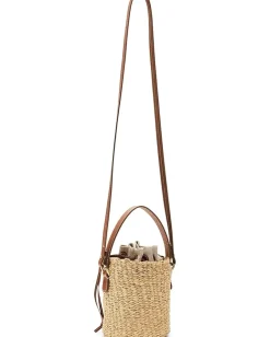 Women Madewell Mini Straw Basket Bag