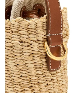 Women Madewell Mini Straw Basket Bag